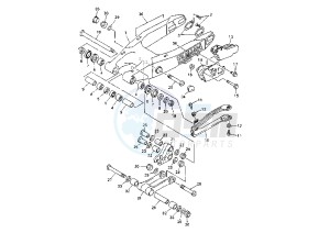 WR 400-426 F 426 drawing REAR ARM MY02