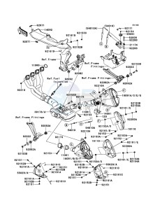 Z1000 ZR1000DCF FR GB XX (EU ME A(FRICA) drawing Muffler(s)