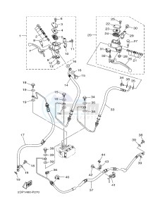 GPD125A GPD125-A NMAX125 (2DS6) drawing FRONT MASTER CYLINDER