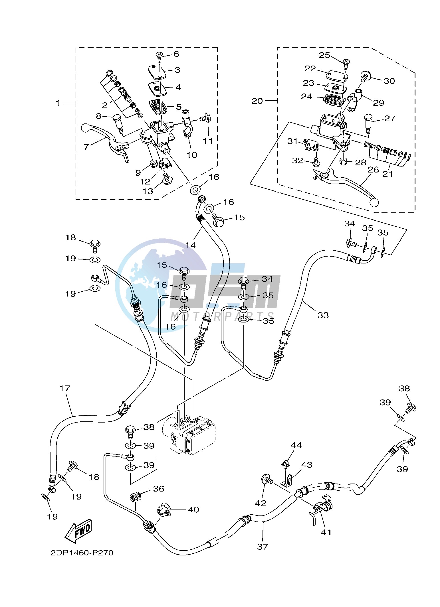 FRONT MASTER CYLINDER