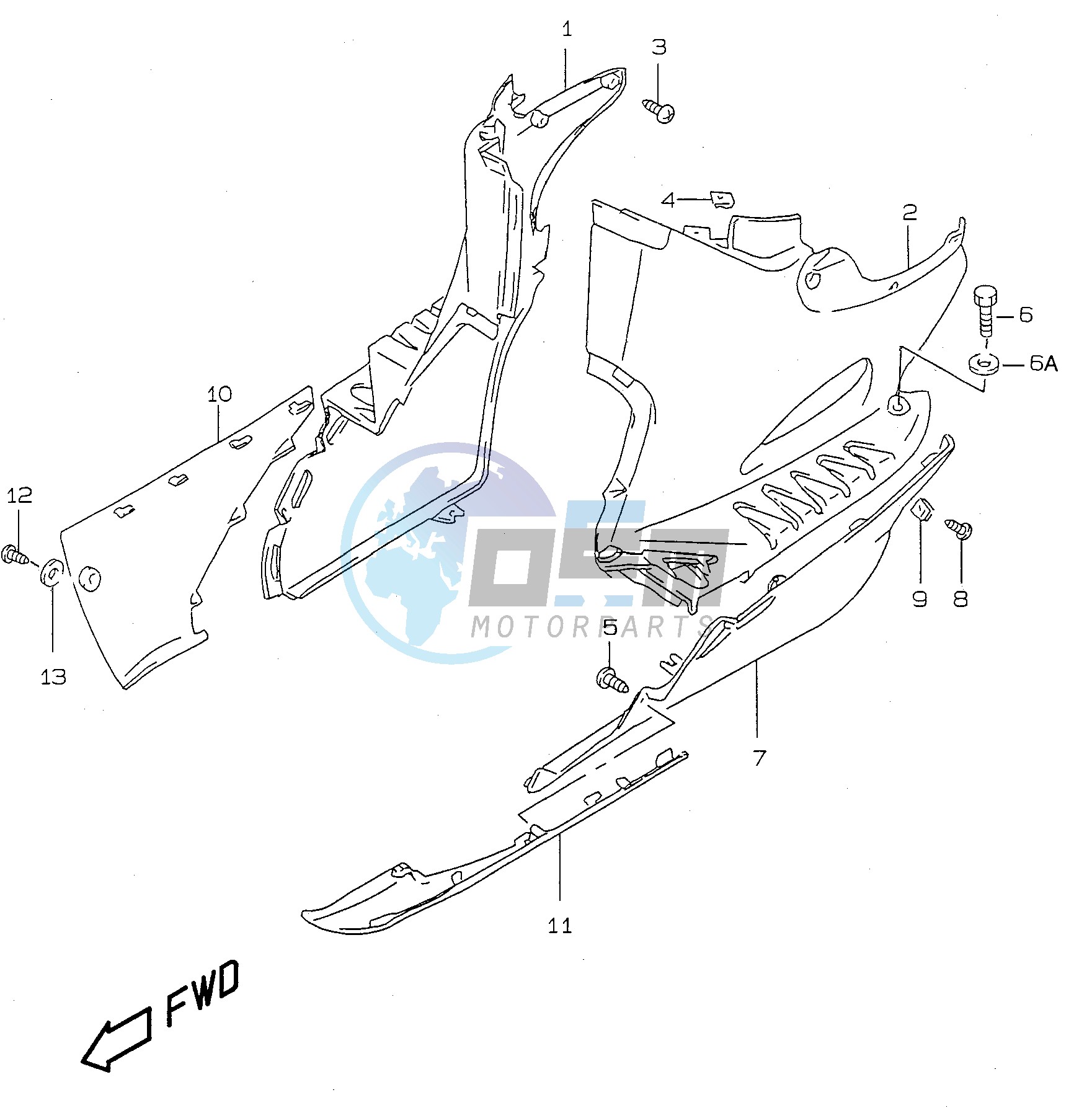 SIDE LEG SHIELD (model K1)