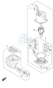 DF 200AP drawing PTT Motor