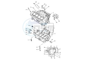 YZF R1 1000 drawing CRANKCASE