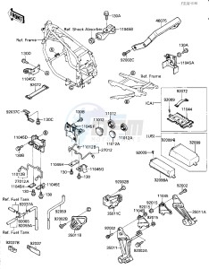 ZX 600 [NINJA 600R] (C3-C7) [NINJA 600R] drawing BATTERY CASE