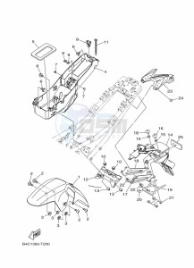 MT-07 ABS MTN690-U (B8M2) drawing FENDER