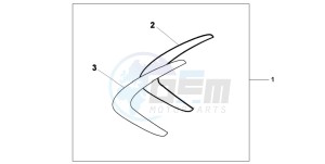 XL700VA drawing FAIRING SCUFF GUARD