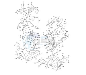 YZF R6 50TH 600 drawing COWLING 2