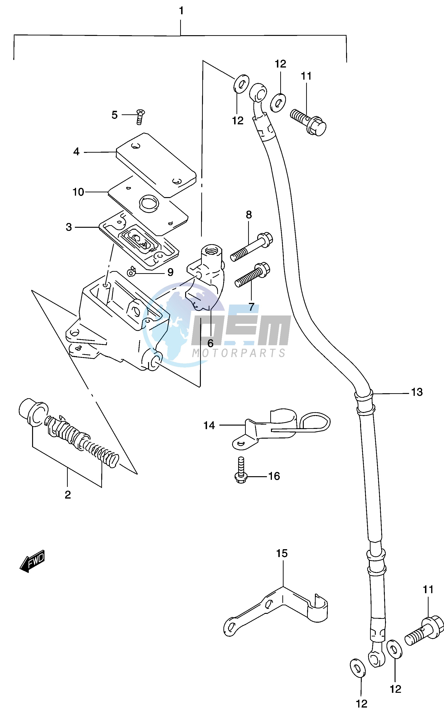 FRONT MASTER CYLINDER