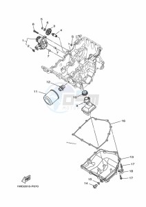 MT-25 MTN250-A (B4W1) drawing OIL PUMP