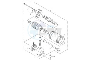 YZF R7 OW02 750 drawing STARTING MOTOR