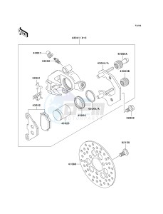 KEF 300 B [LAKOTA SPORT] (B1-B3) [LAKOTA 300 SPORT] drawing FRONT BRAKE