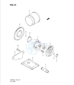 SV650/S drawing OIL PUMP