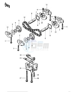 KZ 400 D (D) drawing BALANCER -- 74 -75 KZ400_KZ400D- -