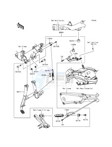 ZZR1400 ABS ZX1400FFFA FR GB XX (EU ME A(FRICA) drawing Accessory(Centerstand)