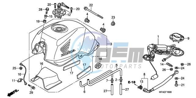 FUEL TANK/FUEL PUMP