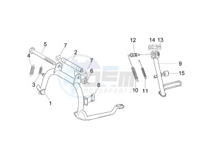 Granturismo 125 L E3 drawing Stand