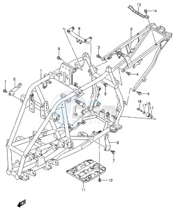 LT-Z400 drawing FRAME