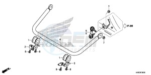 TRX500FA6G TRX500FA Australia - (U) drawing STABILIZER