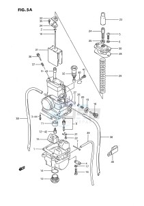 RM80 (E24) drawing CARBURETOR (MODEL K L M N P R S)