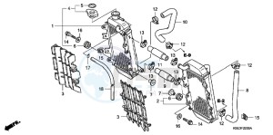 CRF150RC drawing RADIATOR