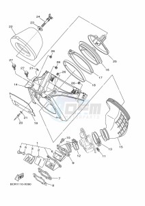 YZ250 (BCRG) drawing INTAKE