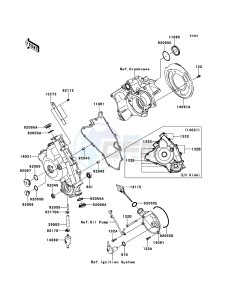 BRUTE FORCE 750 4x4i EPS KVF750GEF EU drawing Engine Cover(s)