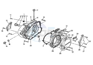 MITO EURO2 125 drawing CRANKCASE COVER