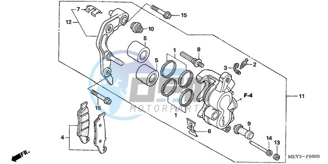 FRONT BRAKE CALIPER