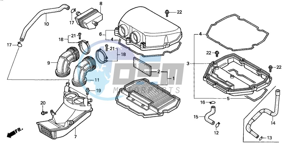 AIR CLEANER (CBR600FS/3S/T/3T/SET)