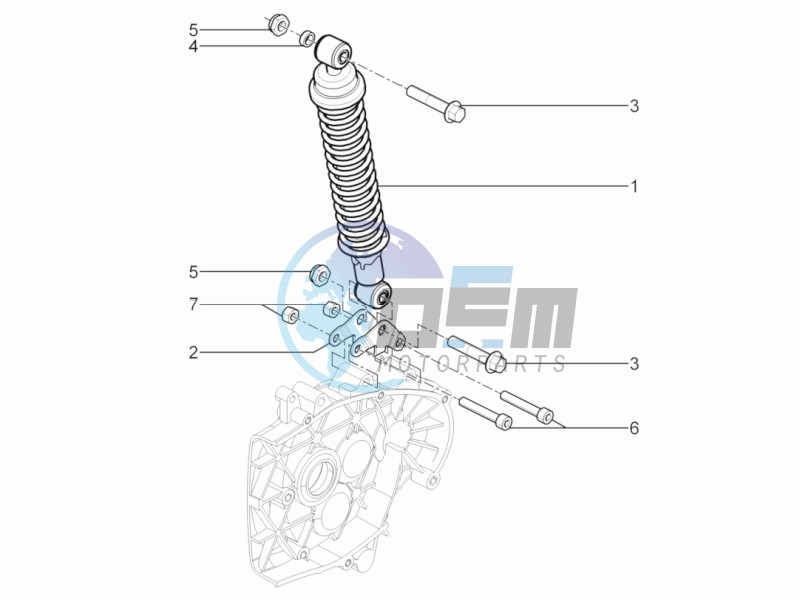 Rear suspension - Shock absorbers