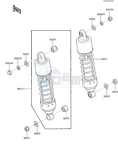 ZL 600 A [ZL600 ELIMINATOR] (A1-A2) drawing SHOCK ABSORBERS