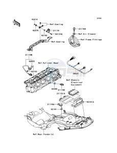 ZZR1400 ABS ZX1400B6F FR GB XX (EU ME A(FRICA) drawing Fuel Injection