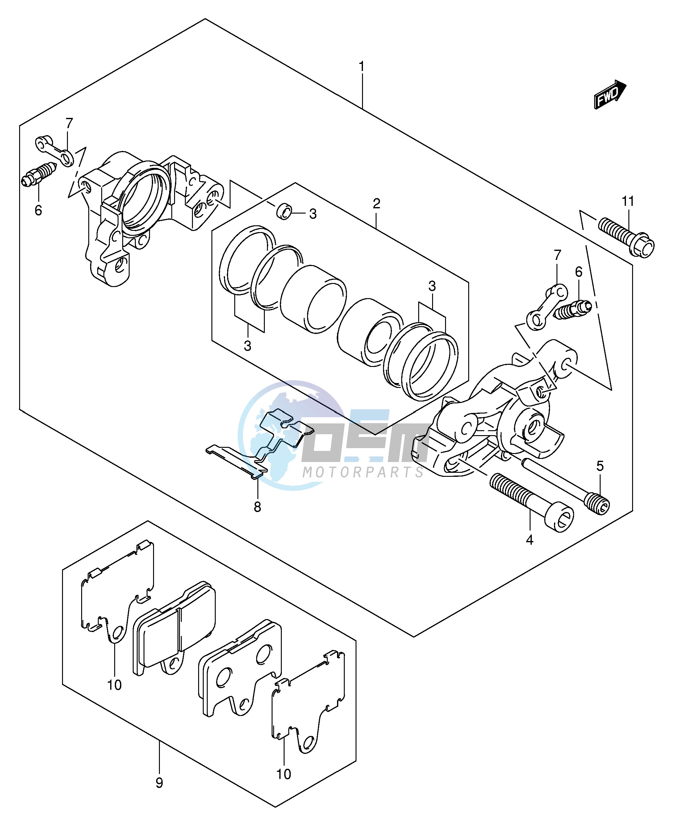 REAR CALIPER