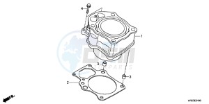 TRX500FPEC drawing CYLINDER