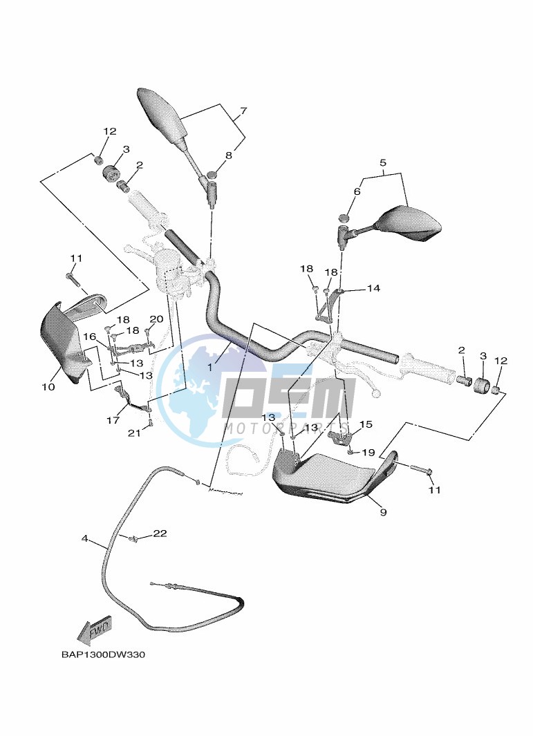 STEERING HANDLE & CABLE