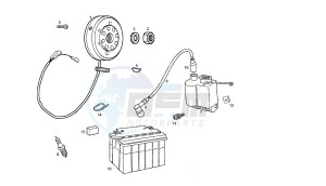 SENDA R X-RACE - 50 CC VTHSR1D1A EU2 drawing GENERATOR