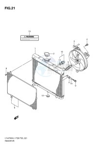 LT-A750X (P28-P33) drawing RADIATOR (LT-A750XL1 P33)