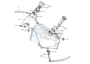 Runner VX-VXR 125-180 125 drawing Fuel Tank