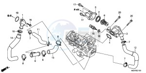 CBR1000RRC drawing THERMOSTAT