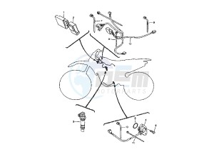 YZ F 450 drawing ELECTRICAL DEVICES