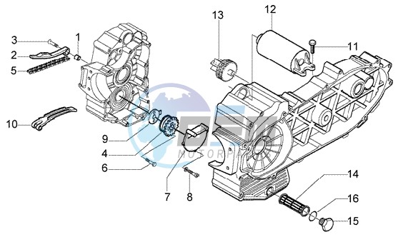 Oil Pump-Electric Starter