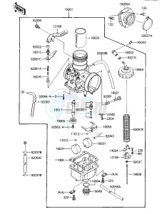 KXT 250 B [TECATE] (B2) [TECATE] drawing CARBURETOR