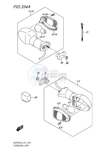 GSR750Z EU drawing TURNSIGNAL LAMP