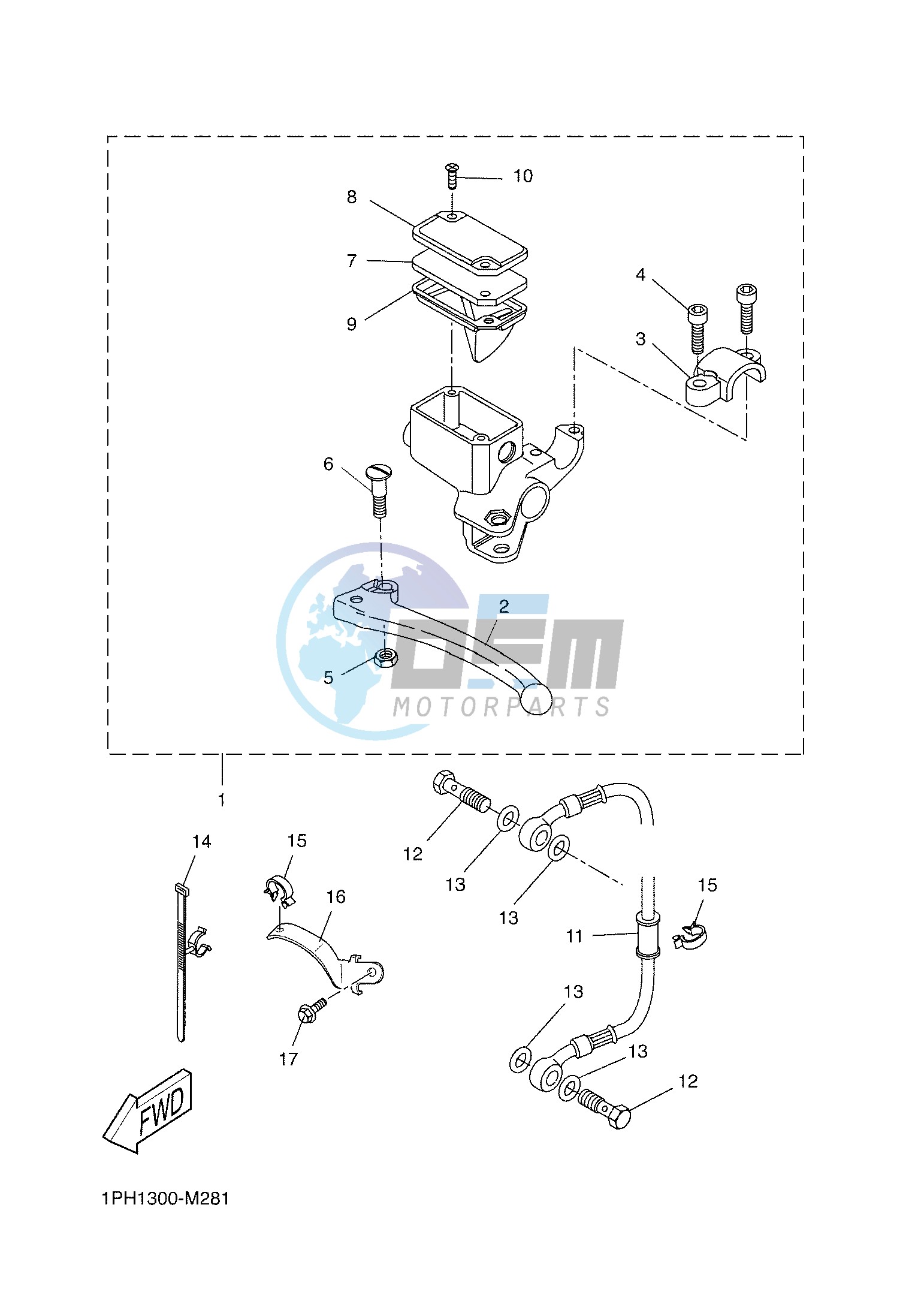 REAR MASTER CYLINDER