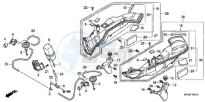 CBR1000RR9 BR / MME SPC - (BR / MME SPC) drawing AIR INTAKE DUCT/SOLENOID VALVE