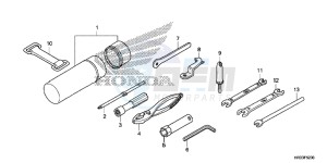 TRX420TE1E TRX420 ED drawing TOOLS