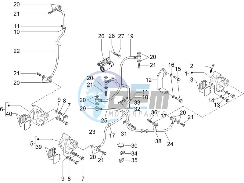 Brakes hose  - Calipers