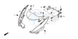 CB600FA CB600FA drawing COWL