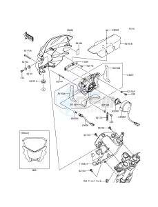 KLX125 KLX125CEF XX (EU ME A(FRICA) drawing Headlight(s)