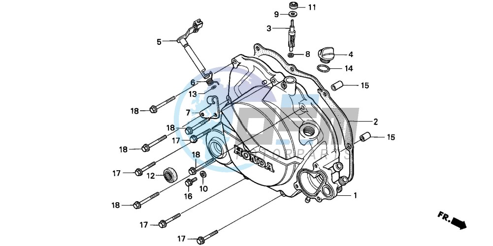 RIGHT CRANKCASE COVER